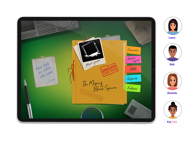 The Missing Black Square